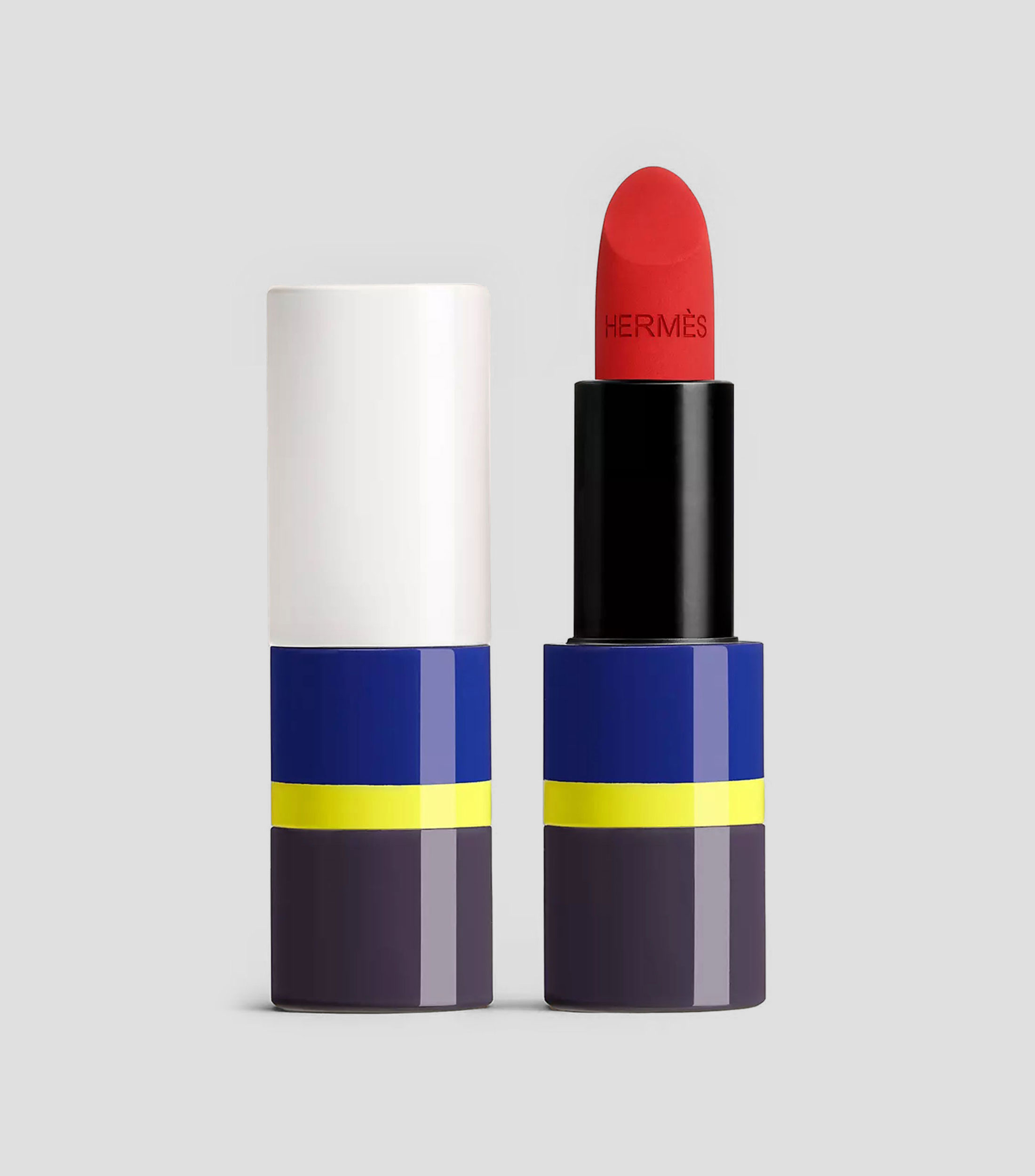 Rouge Hermès, Labial mate, Edición limitada, Orange Néon, 3.5 gr
